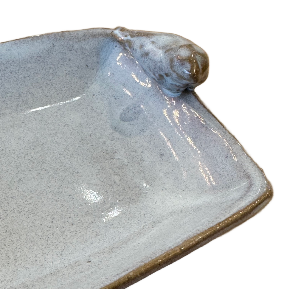 Small White Bird Ceramic Dish