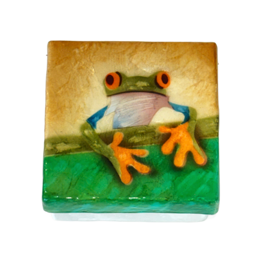 Frog Capiz Shell Box