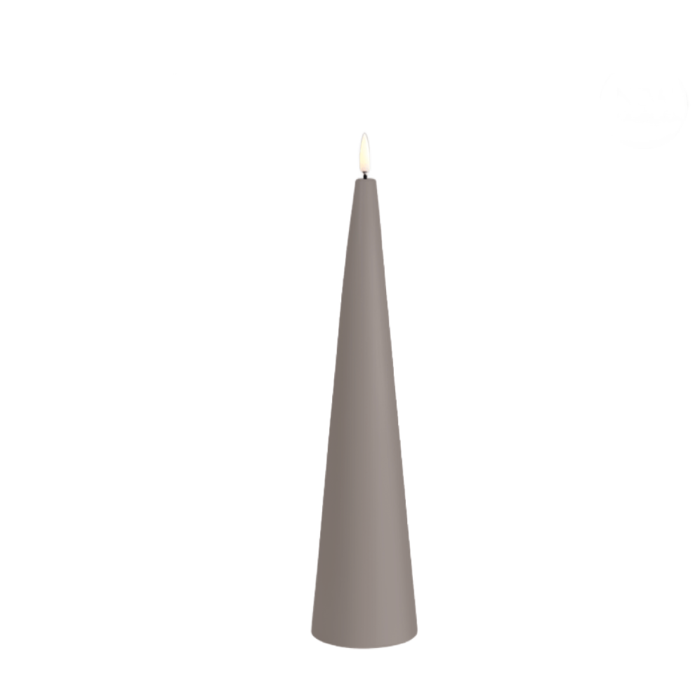 Sandstone LED Cone Candle