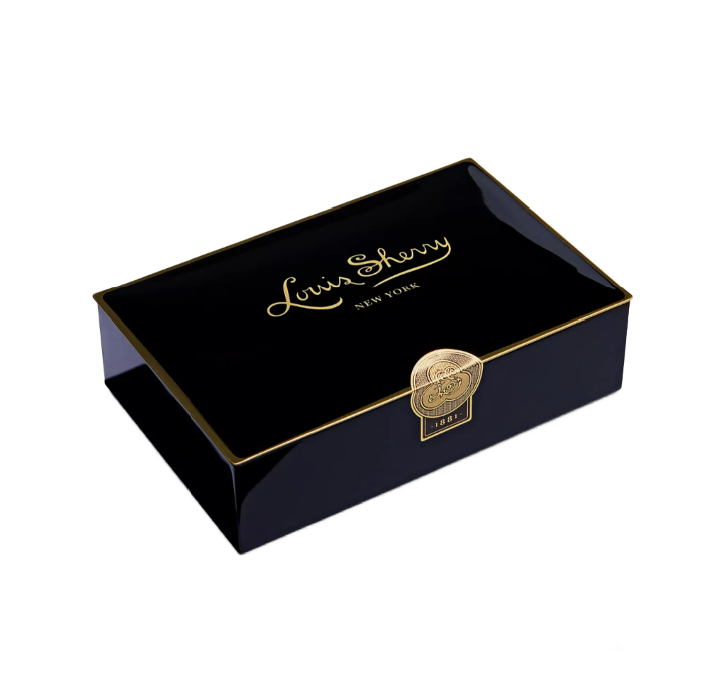 12PC Caramel Black Box by Louis Sherry