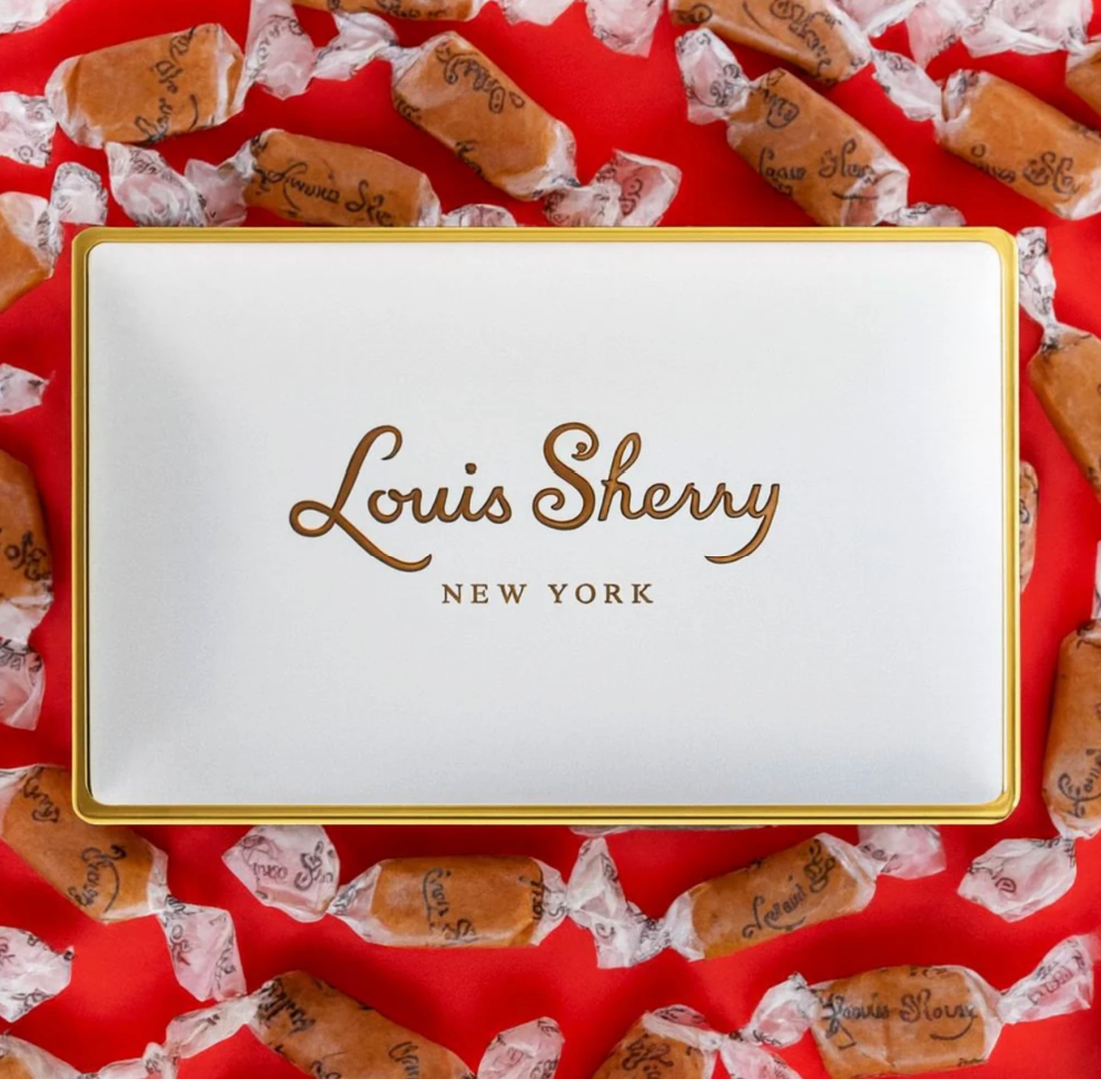 12PC Caramel Magnolia White Box by Louis Sherry