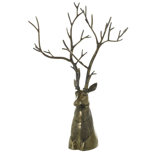 Brass Deer Stag Head *PICKUP ONLY*