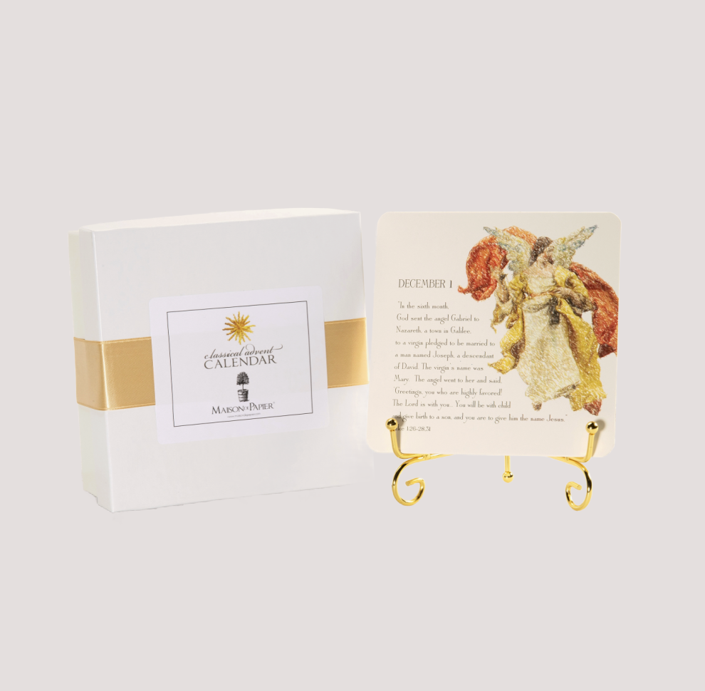 Advent Calendar w/Easel