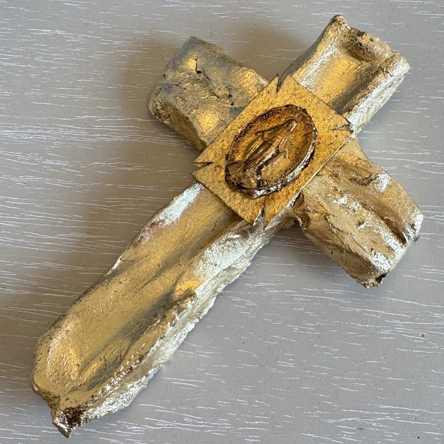 Mary's Gilded Cross of Grace