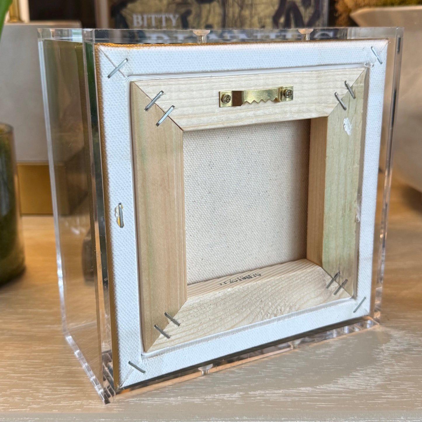 Mary Magnolia Blue 6x6 Shadowbox