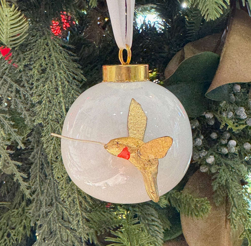 Red Throat Hummingbird Ornament