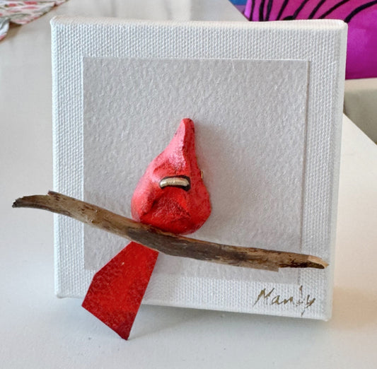 Redbird Cardinal 4x4 Canvas