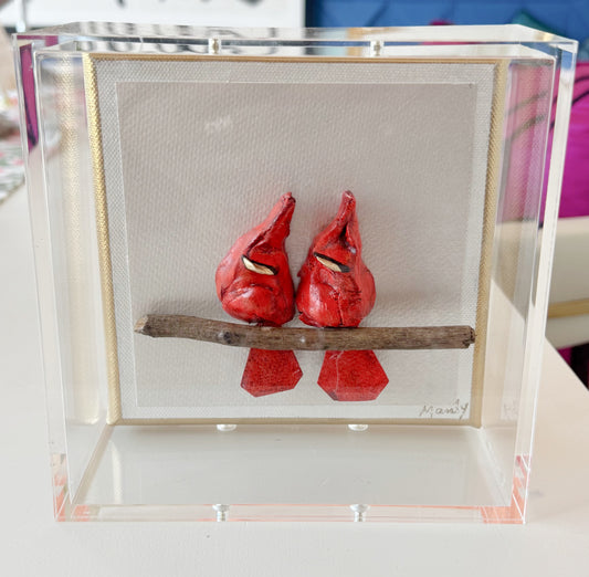 Redbird Cardinals 6x6 Shadowbox