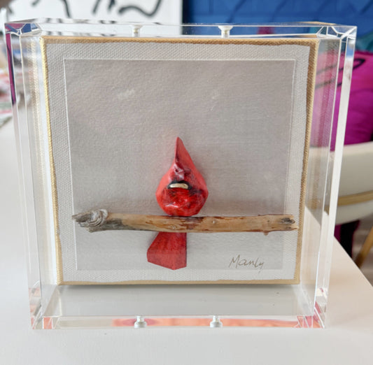 Redbird Cardinal 6x6 Shadowbox