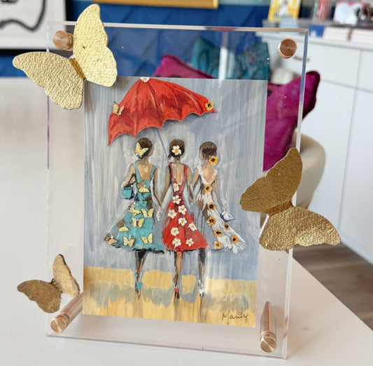 5x7 Butterfly Acrylic Frame