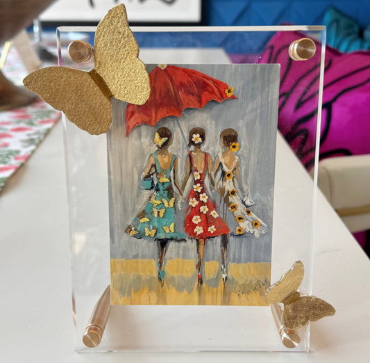 4x6 Butterfly Acrylic Frame