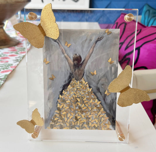 5x7 Butterfly Acrylic Frame