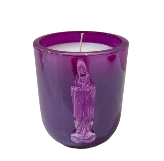 Mother Mary Purple Candle