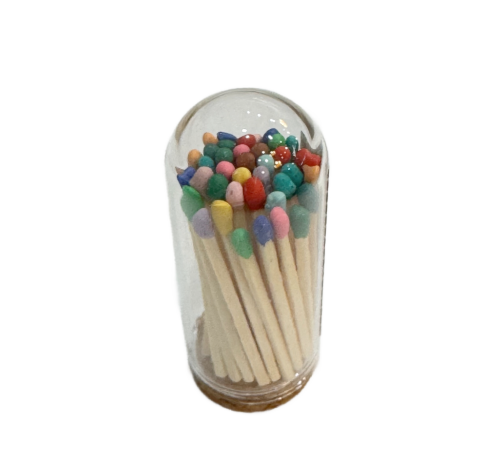 Mini Cloche Matches - Rainbow
