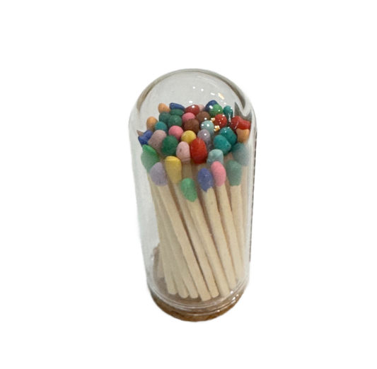 Mini Cloche Matches - Rainbow