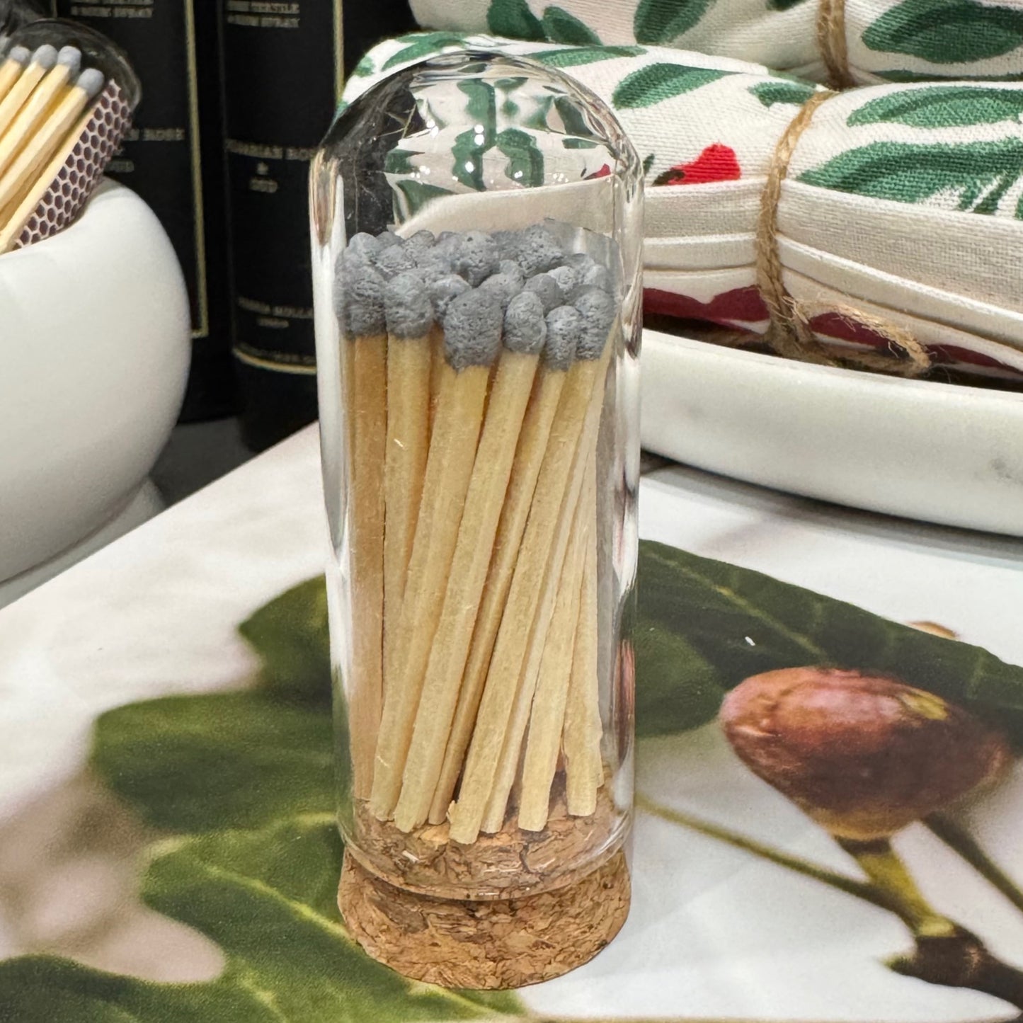 Mini Cloche Matches - Gray