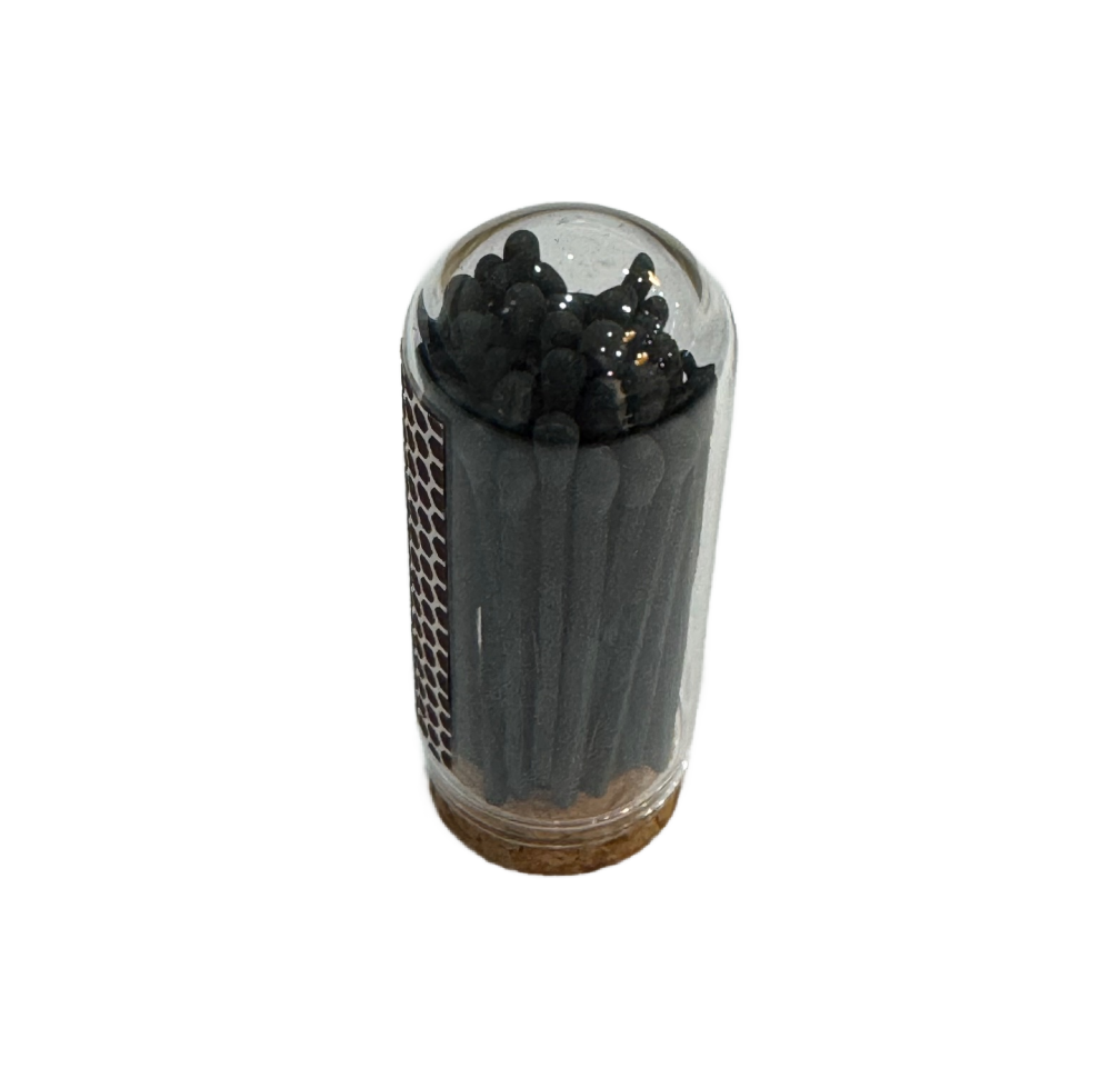 Mini Cloche Matches - Black/Black