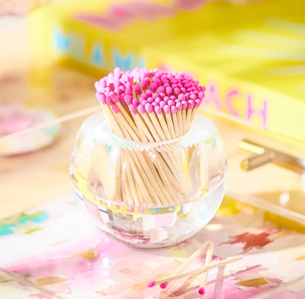 Match Holder and Striker - Hotpink