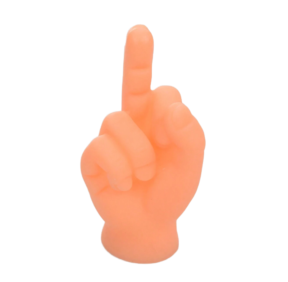 Tiny Silicone Middle Finger