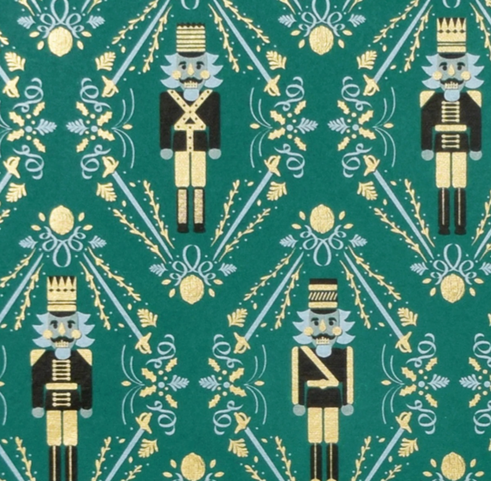 Nutcracker Green Wrap Sheets