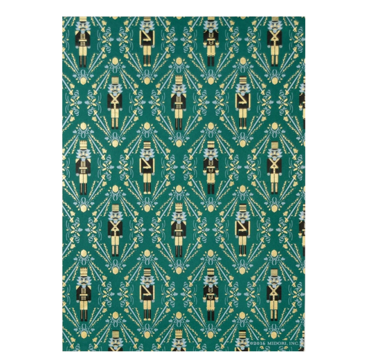 Nutcracker Green Wrap Sheets