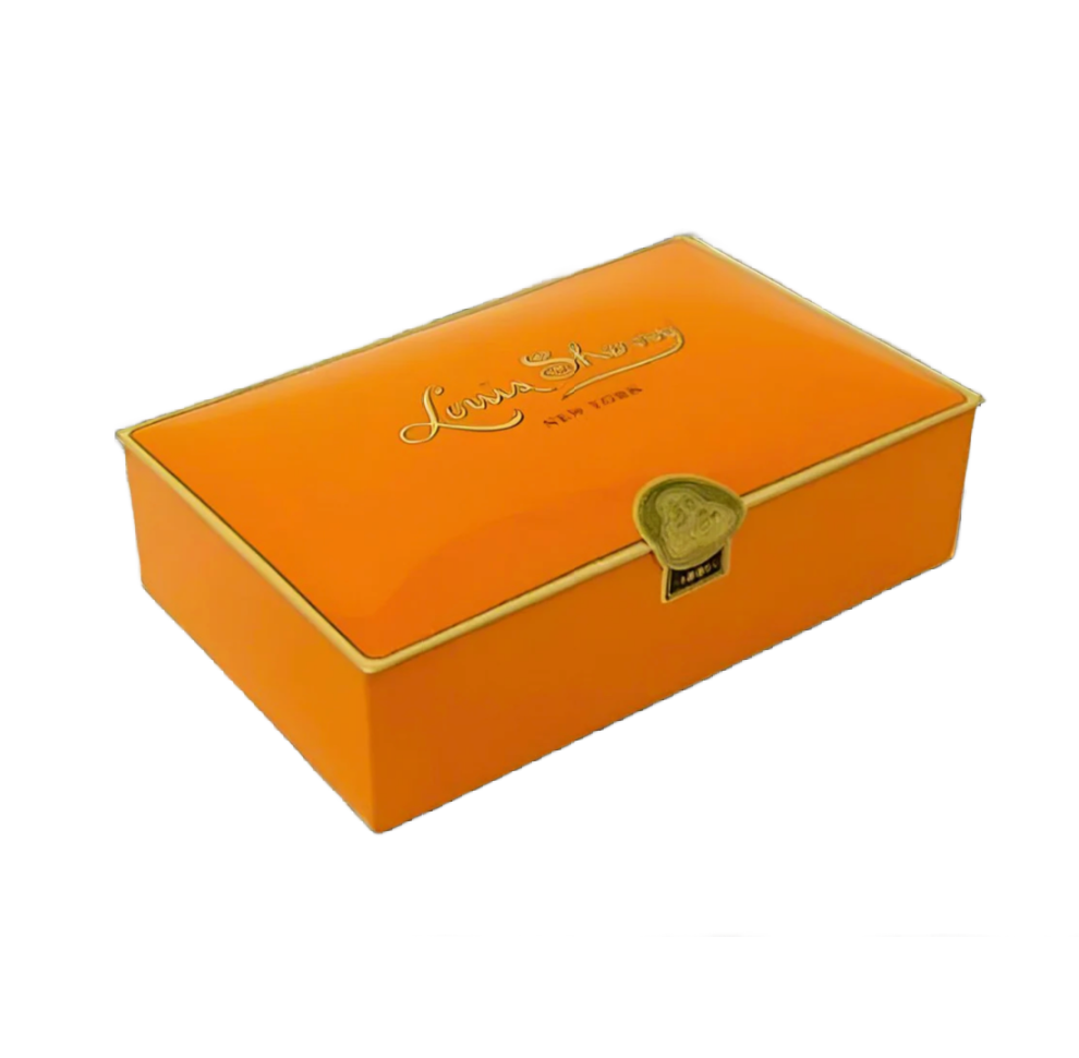 12PC Caramel Tangerine Box by Louis Sherry