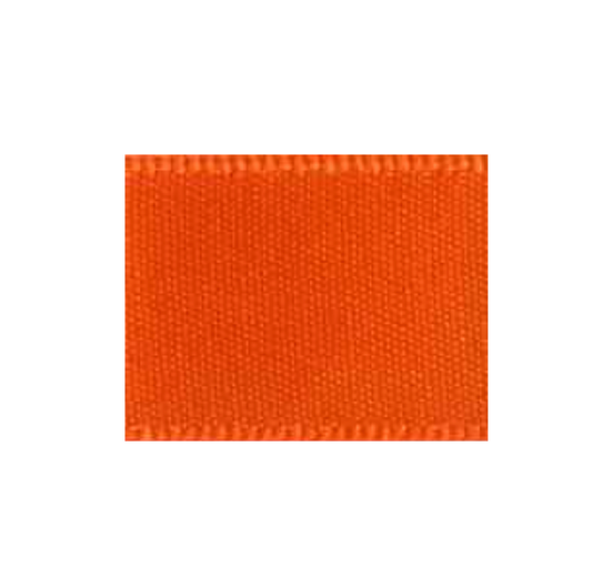 Russet Orange Double Face Satin Ribbon 10yds