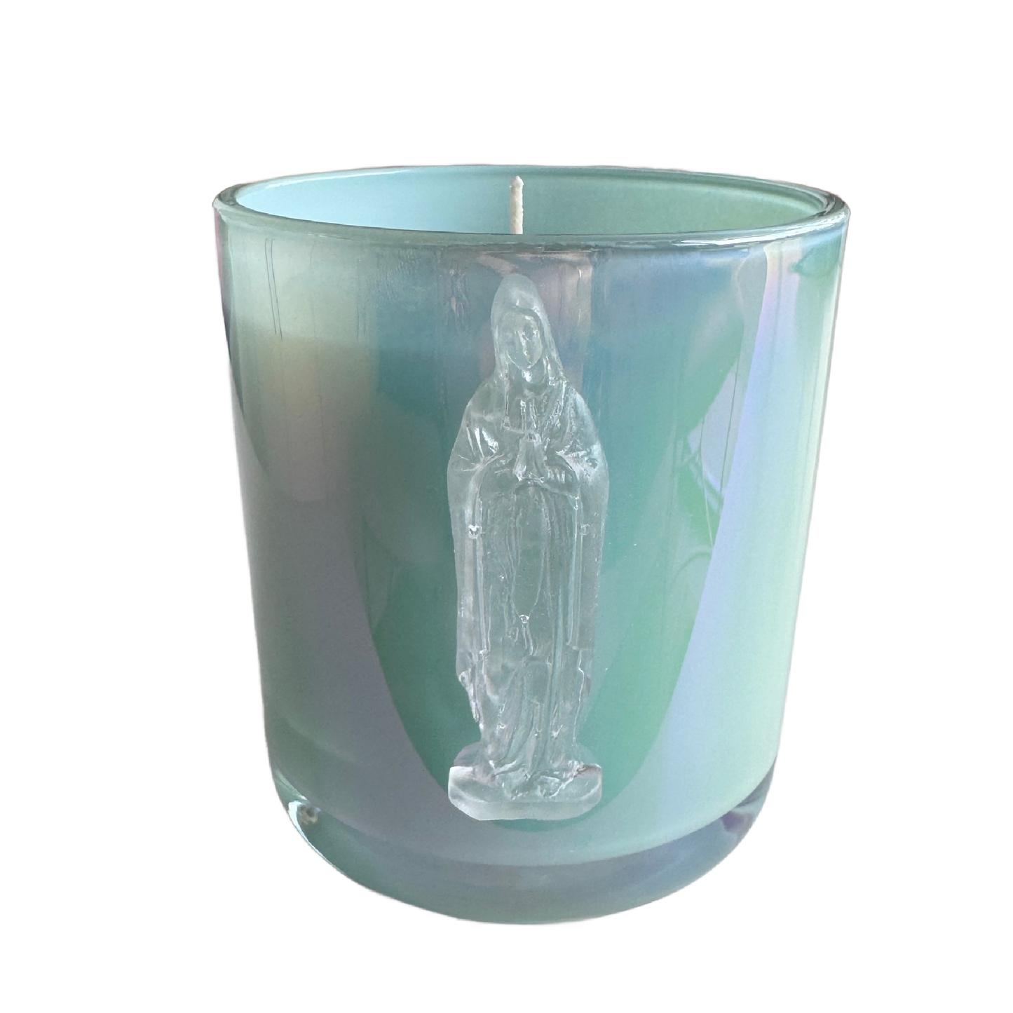 Mother Mary Blue Iridescent Uptown Candle