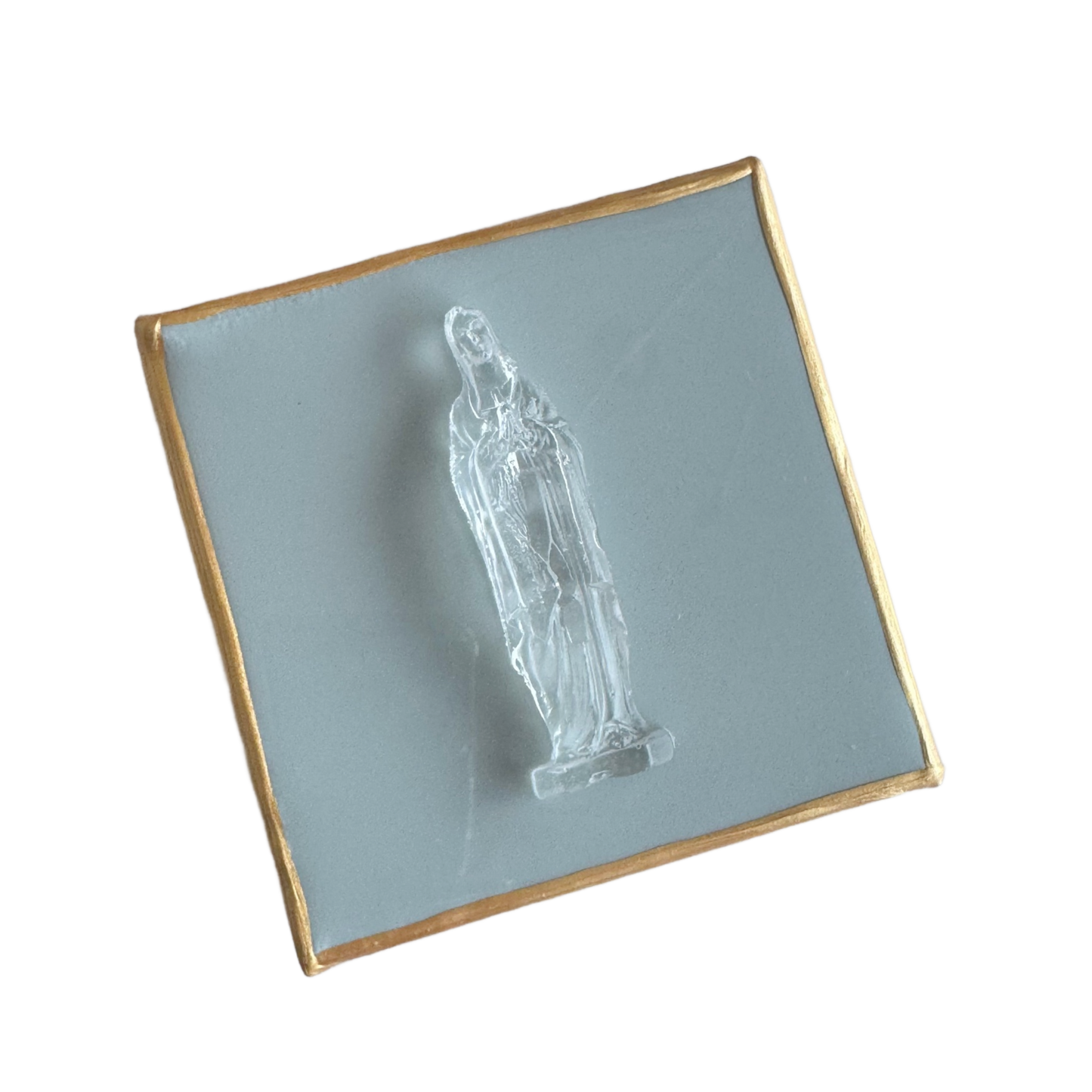 Mother Mary 4x4 Sage Green Canvas