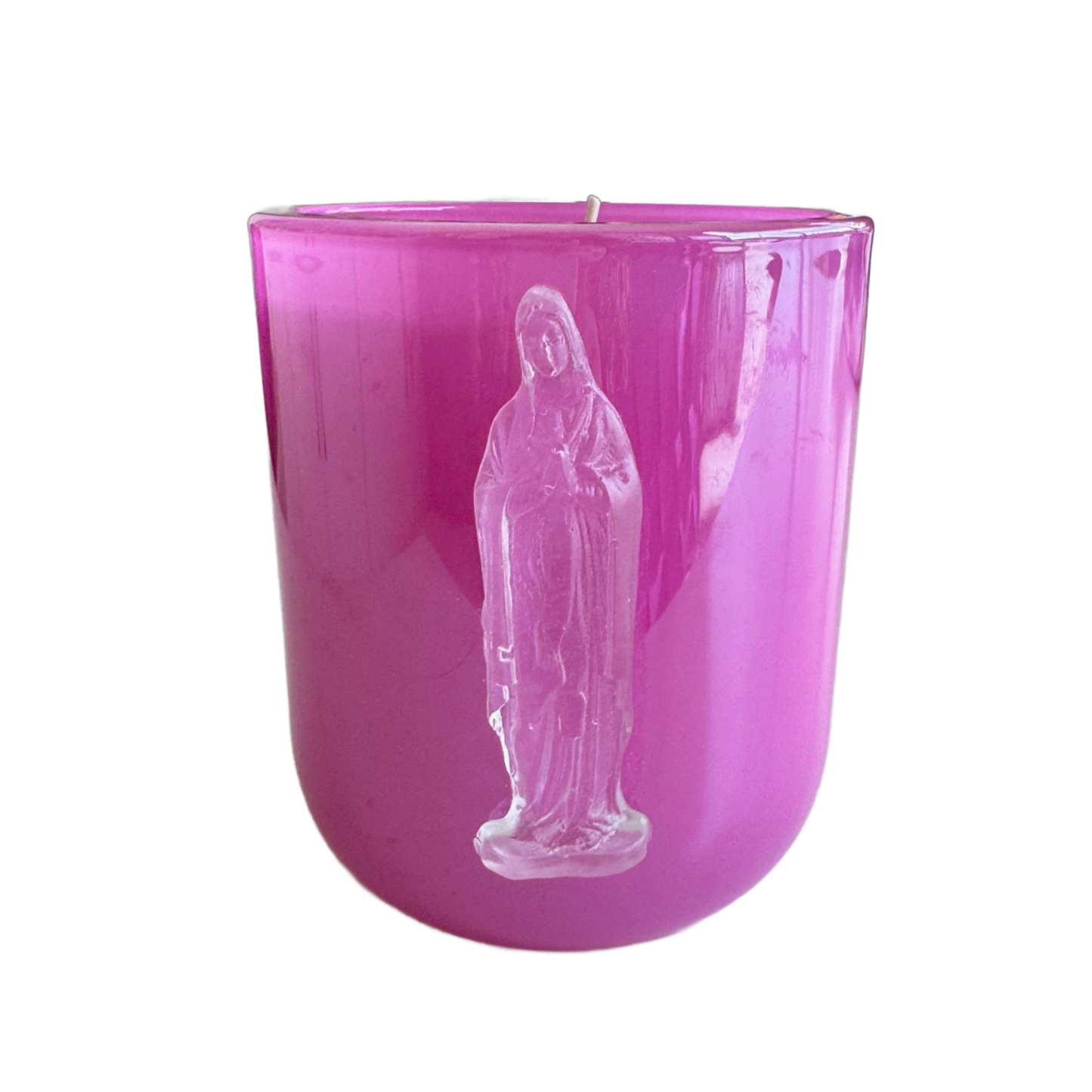 Mother Mary Pink Garden District Candle