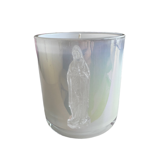 Mother Mary Iridescent Uptown Candle