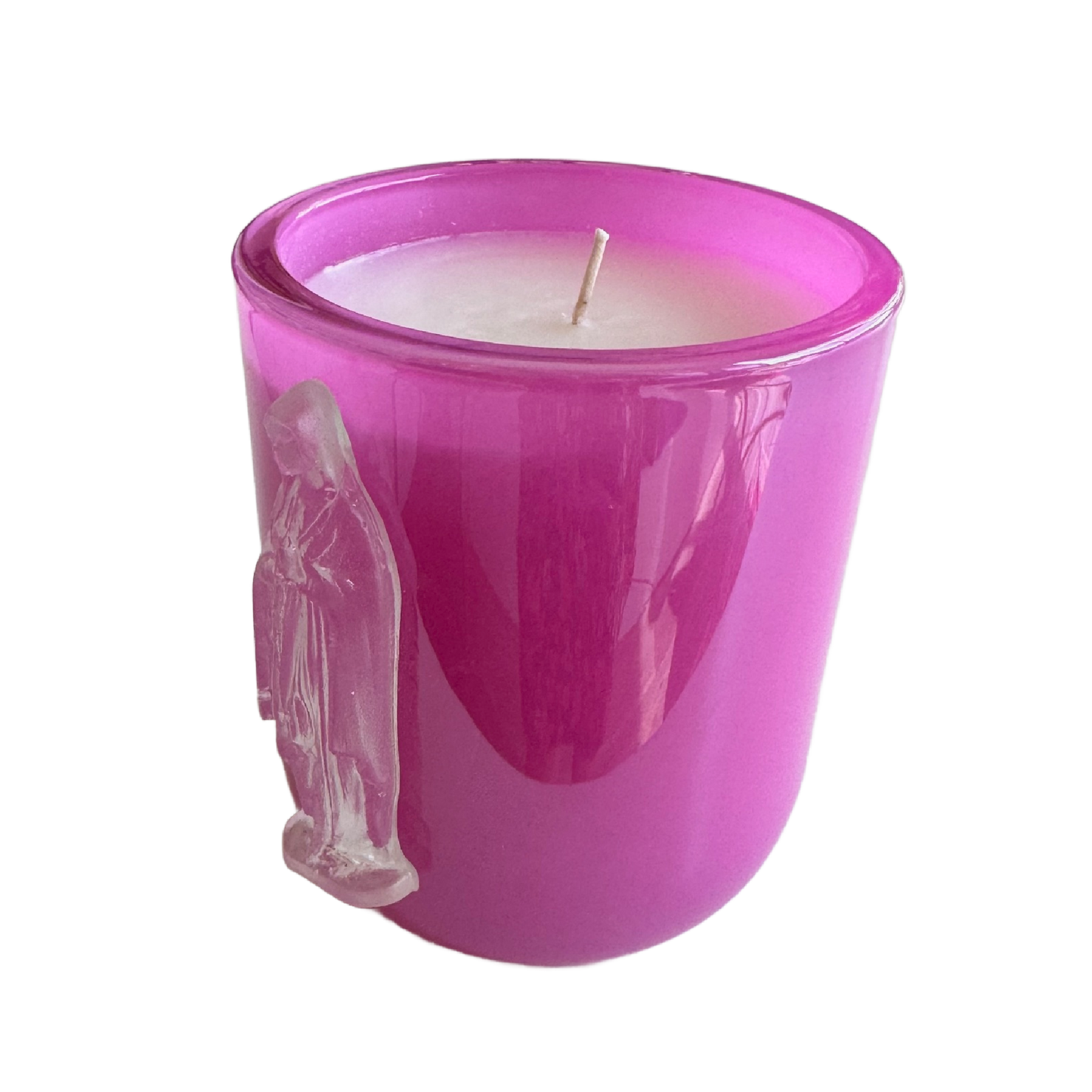 Mother Mary Pink Garden District Candle