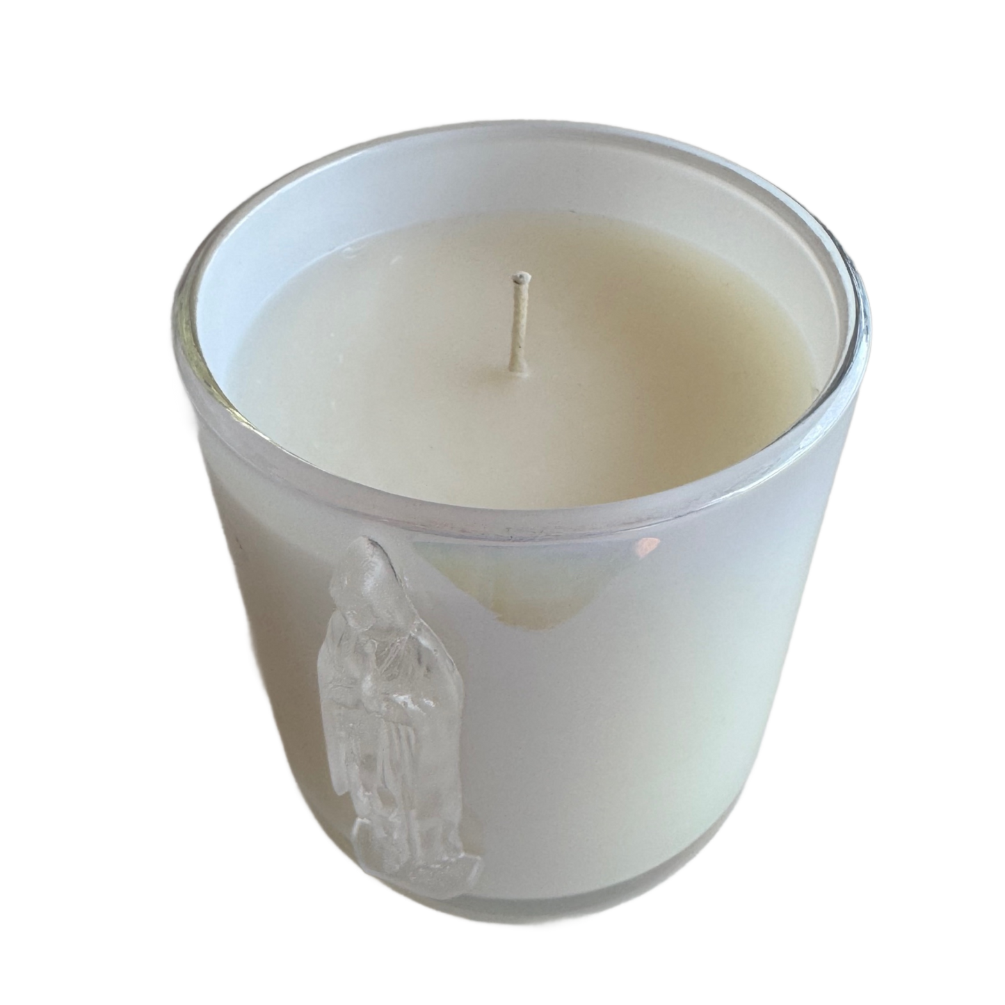 Mother Mary Iridescent Garden District Candle
