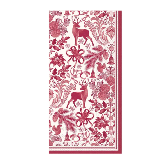 Brimsley Red Guest Towels