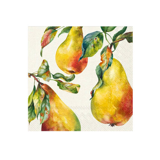 Home Grown Pear Cocktail Napkin