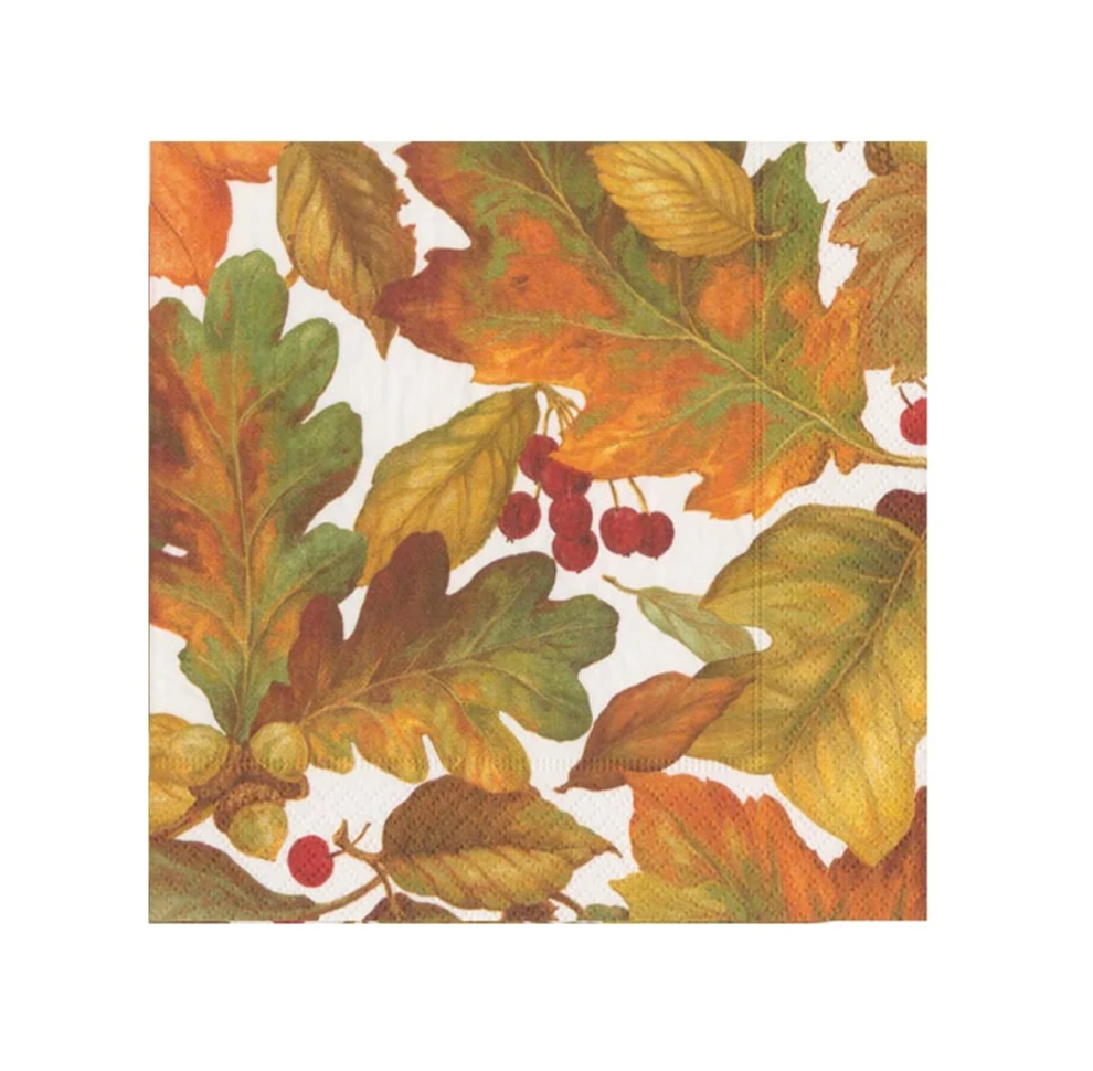 Autumn Leaves Cocktail Napkin