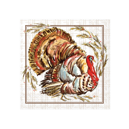 Turkey Cocktail Napkin