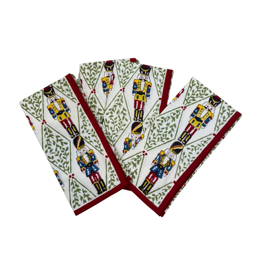 Holly Berry Nutcracker Napkins