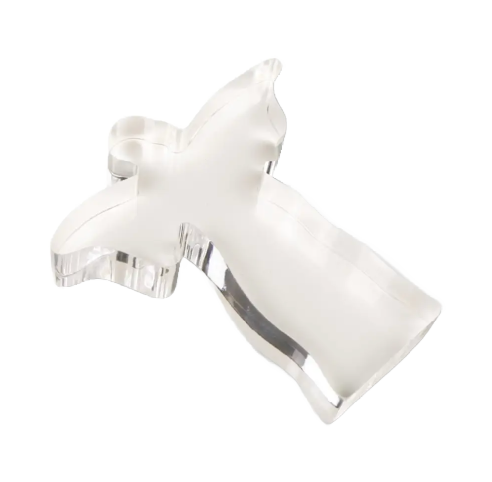 Small Clear Acrylic Angel Weight