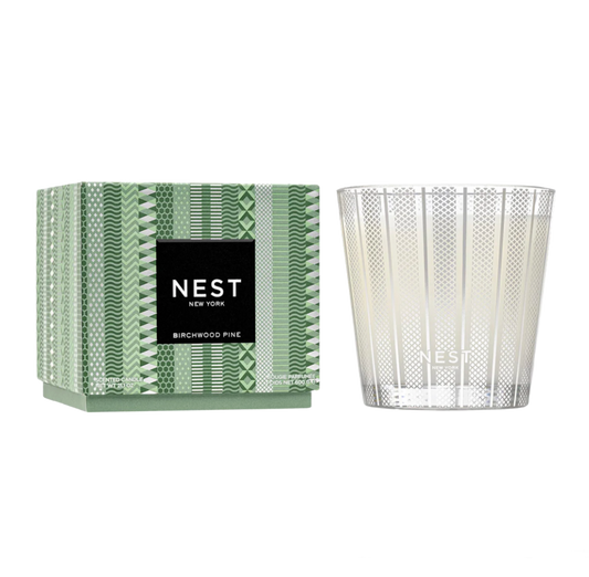 Birchwood Pine 3 Wick Candle by Nest