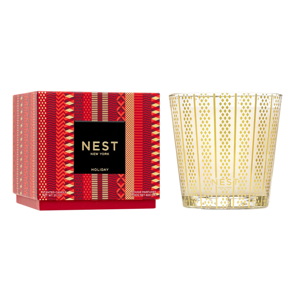 Holiday 3 Wick Candle by Nest