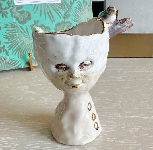 The Resting Muse - Figurative Fauna Pottery