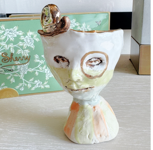 Golden Spiral - Figurative Fauna Pottery