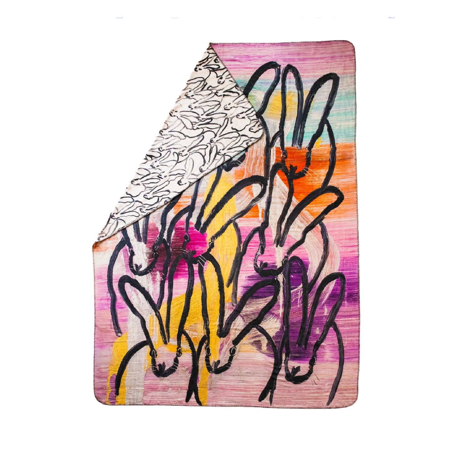 Hunt Slonem | Bunny Blanket