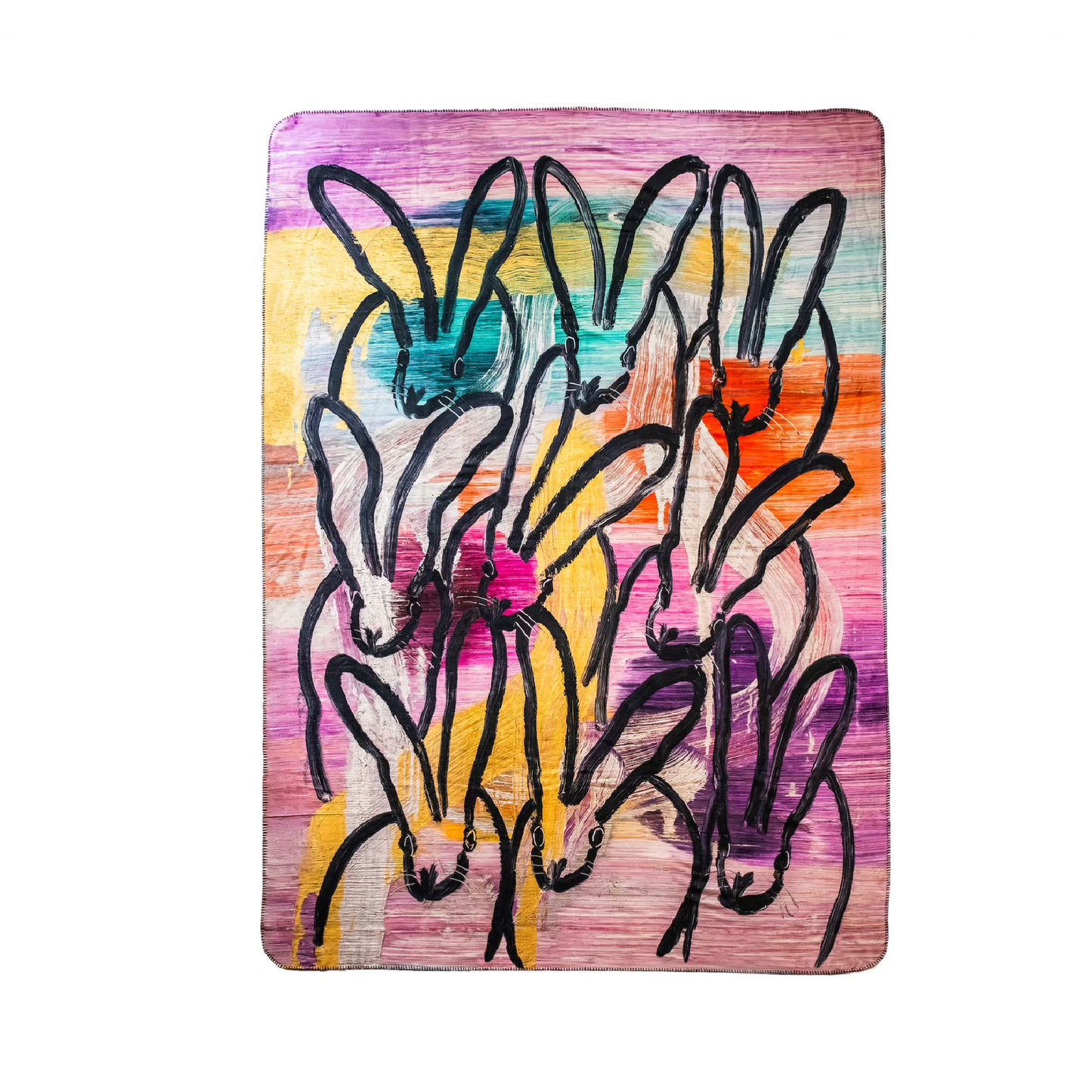 Hunt Slonem | Bunny Blanket
