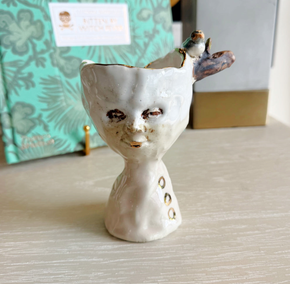 The Resting Muse - Figurative Fauna Pottery