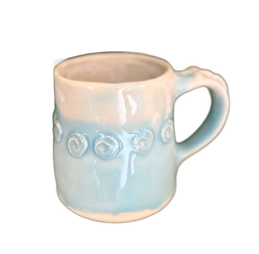 Light Blue Rosary Mug