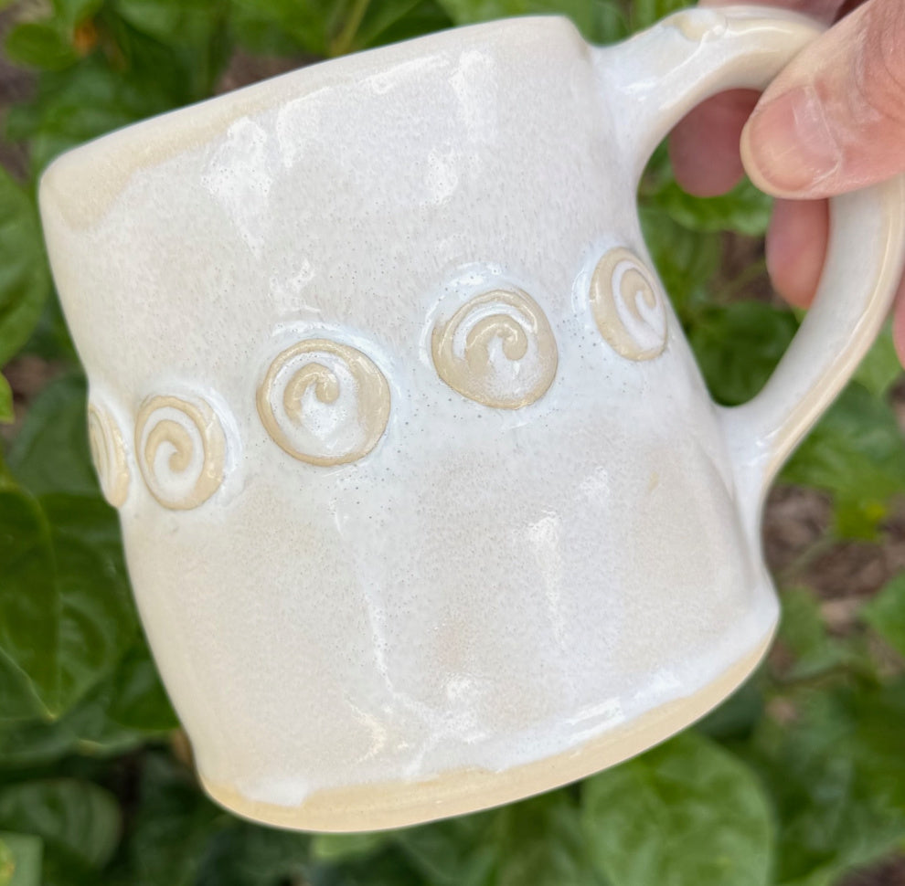 White Rosary Mug - PRESALE