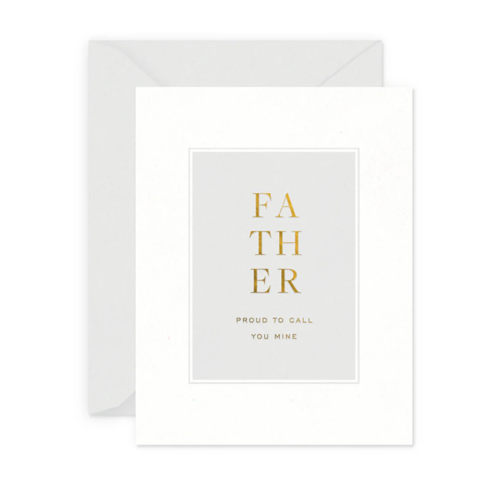 Father Greeting Card by Smitten on Paper