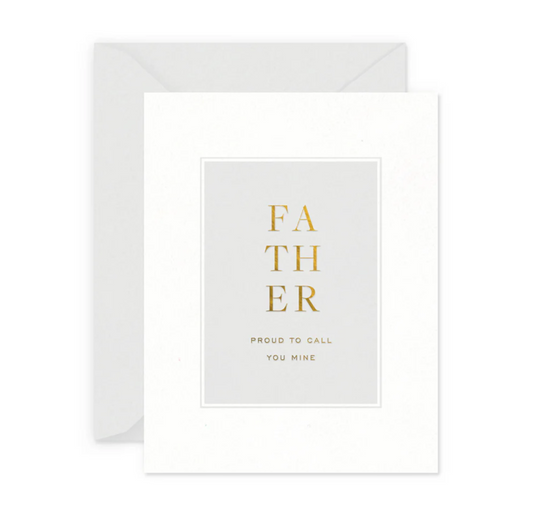 Father Greeting Card by Smitten on Paper